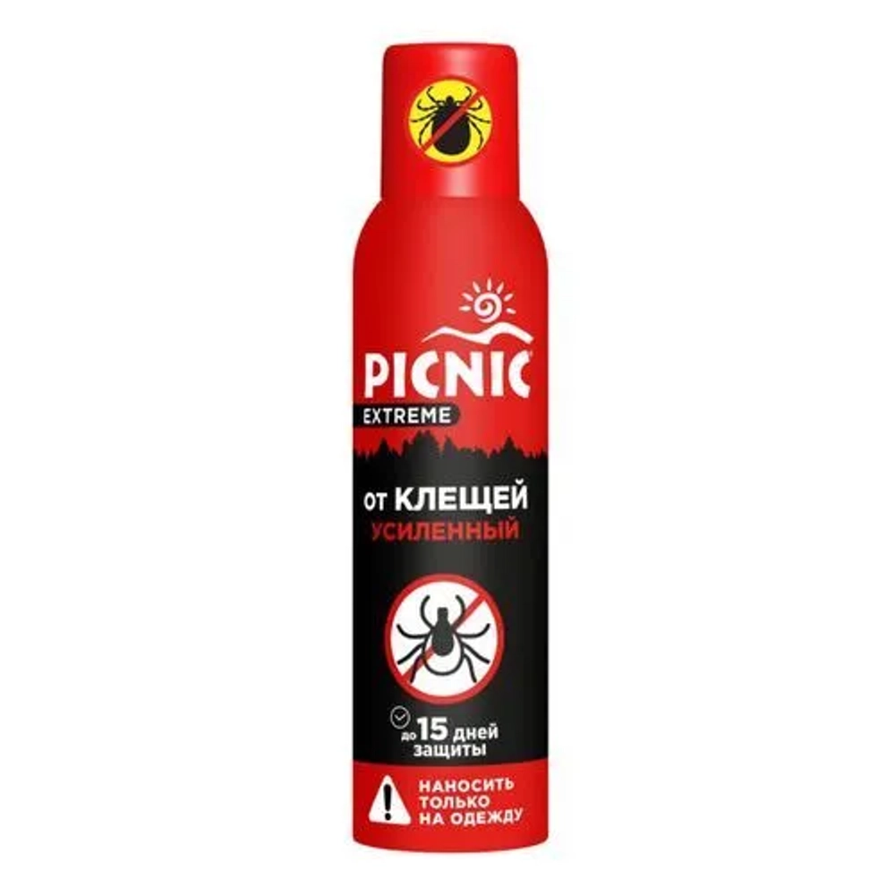 Picnic Extreme - Аэрозоль от клещей, 150мл, блок 12шт