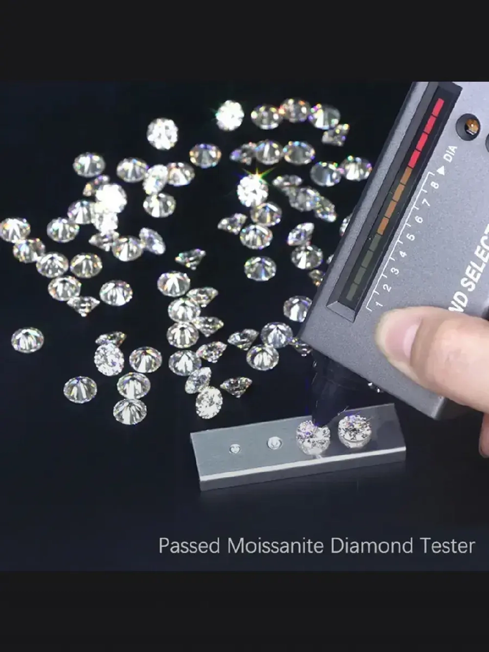 Муассанит 3мм ,D/VVS1