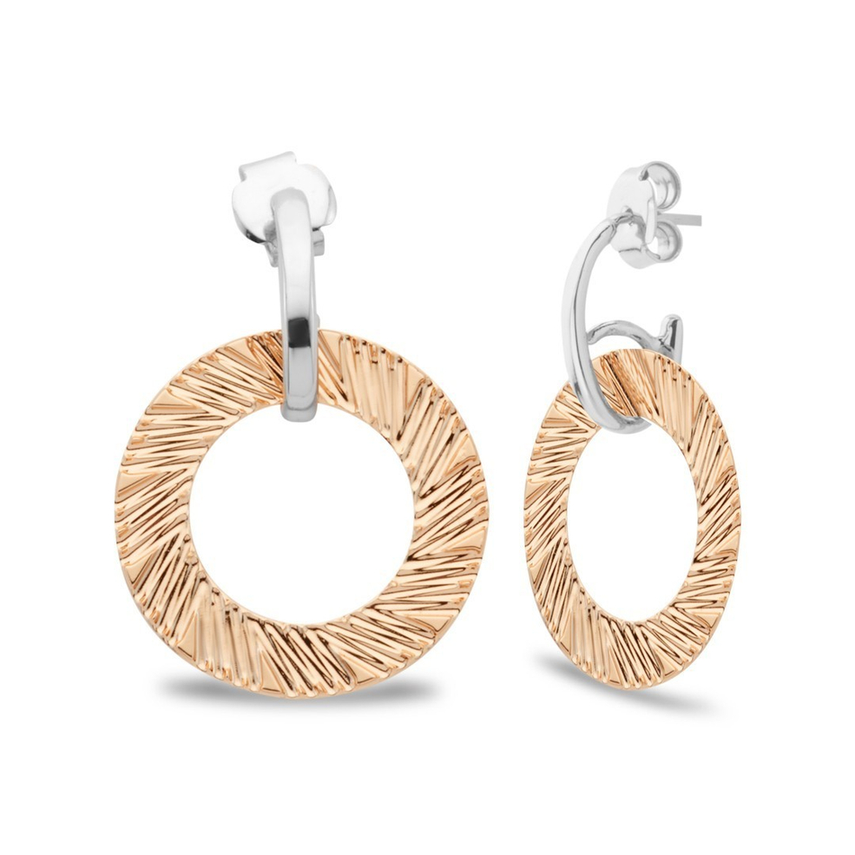 Серьги Boccadamo Magic Circle Rosegold XOR535RS RG с золотым покрытием