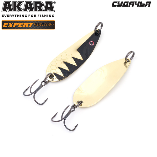 Блесна колебалка Akara Expert Судачья 80 мм 24 гр. 13/GO