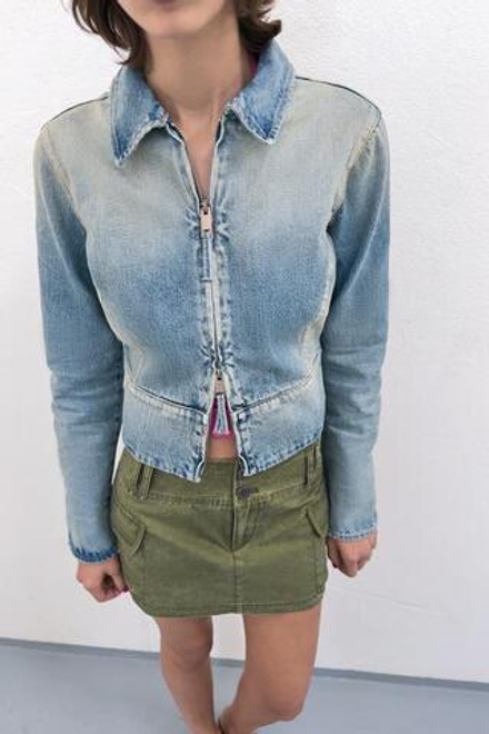 ZARA ЮБКА-ШОРТЫ С КАРМАНАМИ, ТЕМНЫЙ ХАКИ