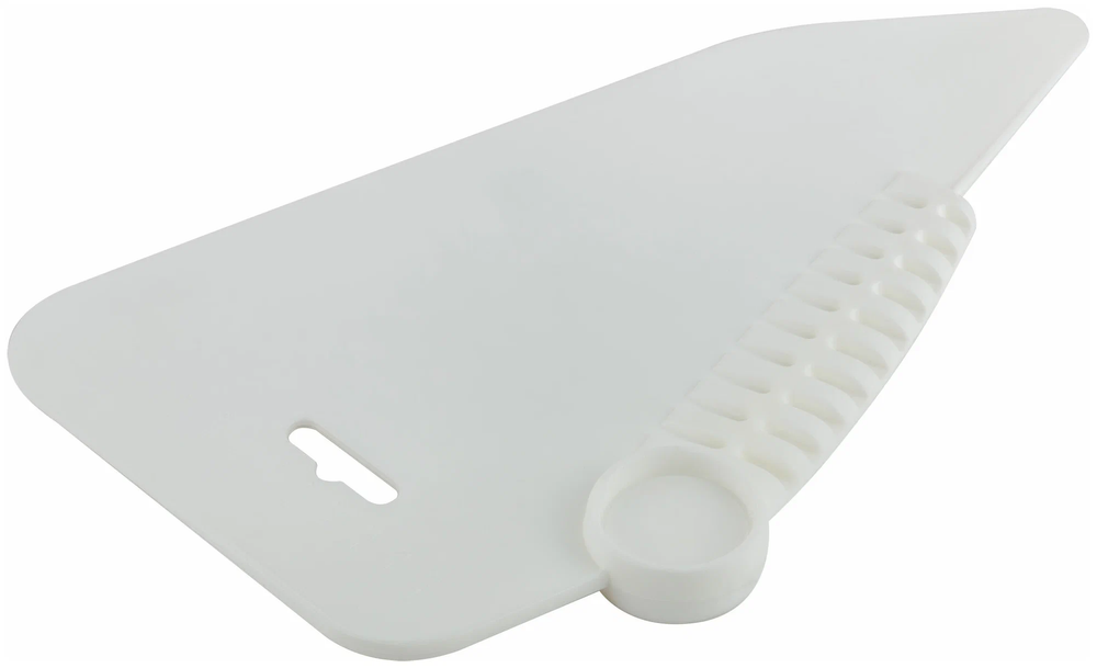 Шпатель прижимной для разглаживания обоев пластиковый белый 280 мм (20030) FIT