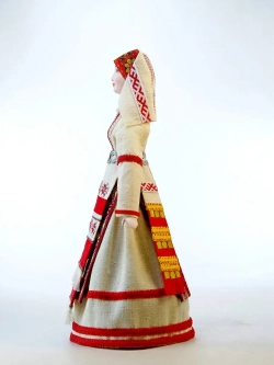 Кукла коллекционная в женском костюме, Ижора