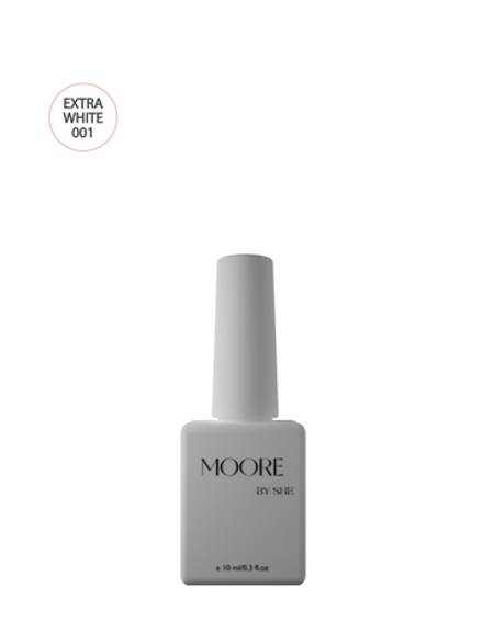 Moore Гель-лак  001 extra white 10 ml