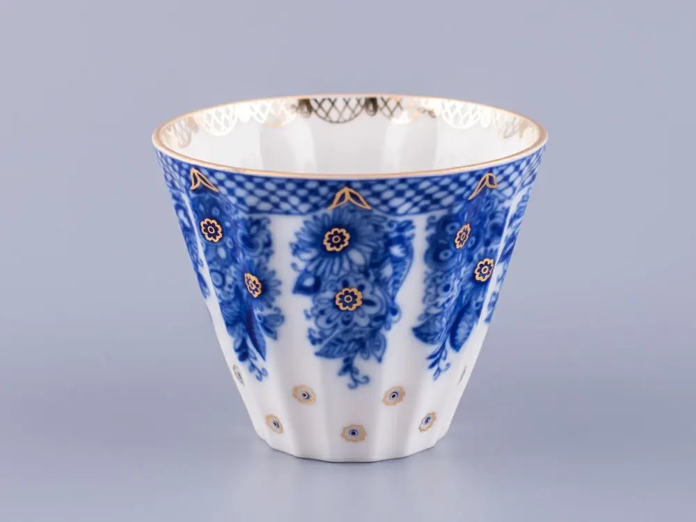 Чашка с блюдцем чайная 235 мл форма Лучистая рисунок Корзиночка арт. 81.10303.00.1