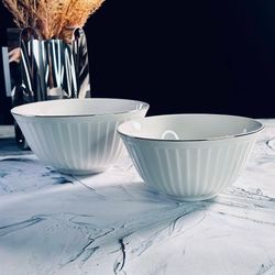 Lenardi 102-049 Набор из 6 салатников 15см MARZIPAN GREY в под.уп.(х12)