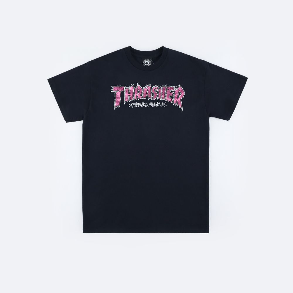 Футболка Thrasher Brick T-Shirt (black)