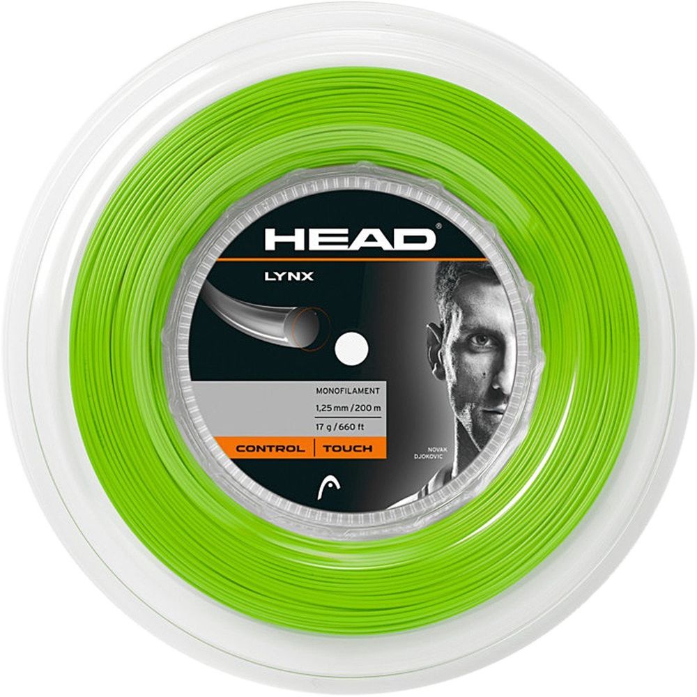 Струны для тенниса HEAD LYNX GREEN В нарезке (1 натяжка) 11 м