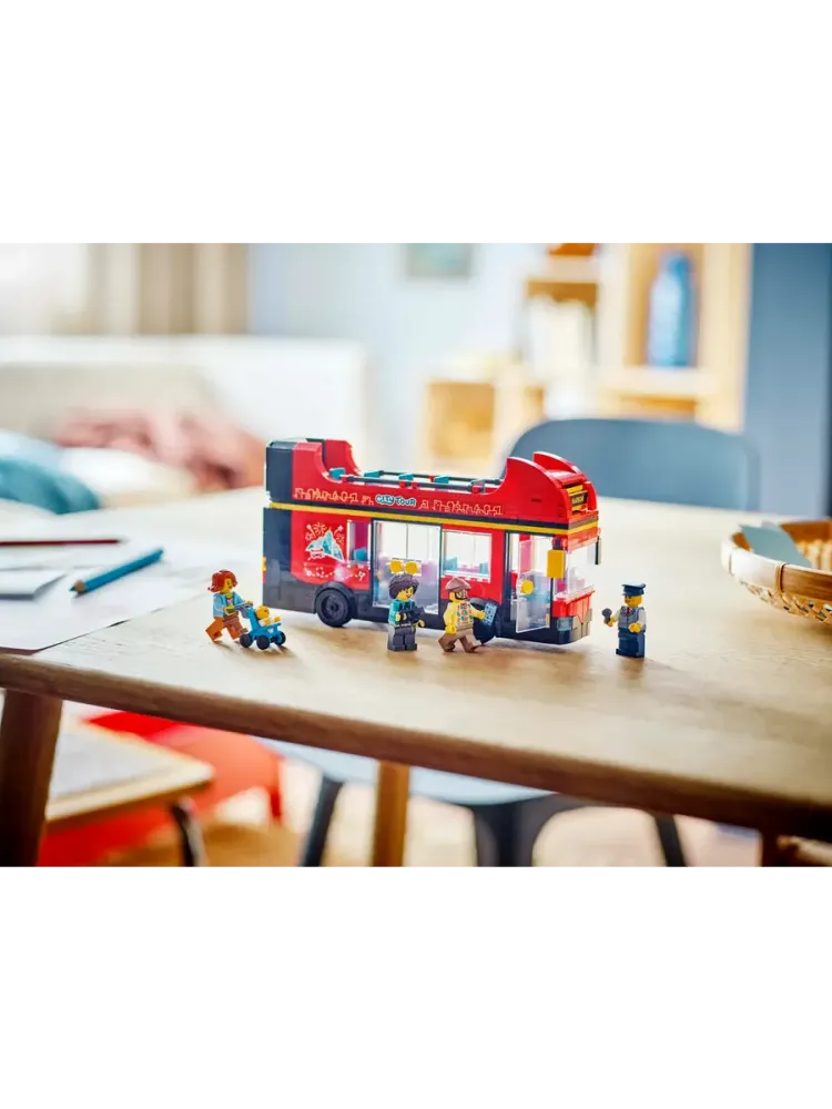 Конструктор City 60407 Двухэтажный экскурсионный автобус