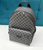 Мужской черный рюкзак Louis Vuitton Discovery PM с шахматным узором