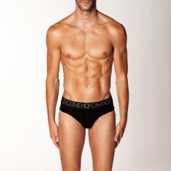 Мужские трусы брифы черные CASANOVA 0001A