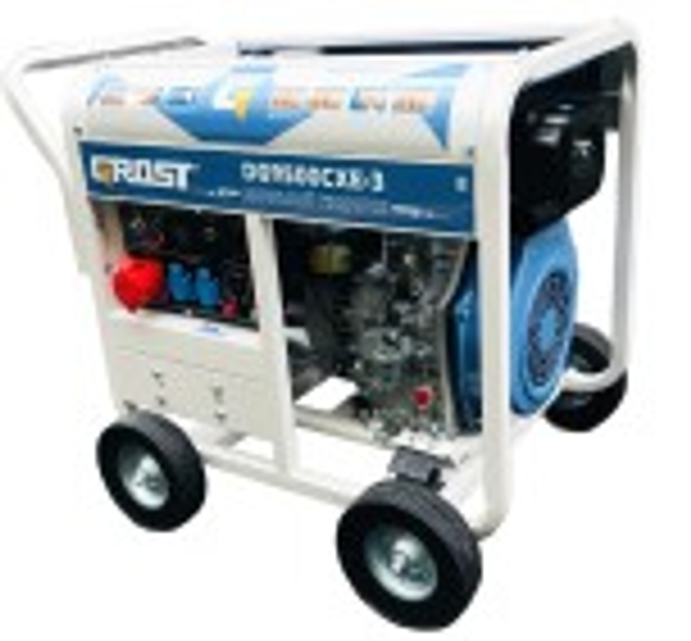 Электростанция дизельная с воздушным охлаждением GROST DG9500CXE-3 открытая 214965