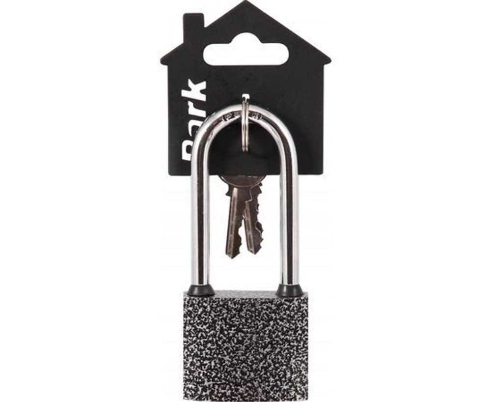 Замок навесной Park ВС3Р50-01, ширина корпуса 50мм, с длинной дужкой