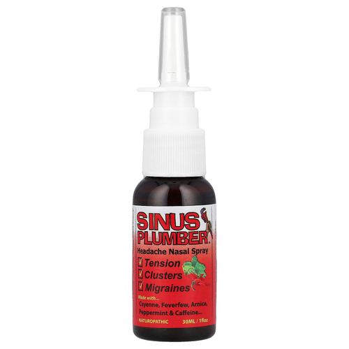 Greensations, Sinus Plumber ™, спрей для носа от головной боли, 30 мл (1 жидк. унц.)