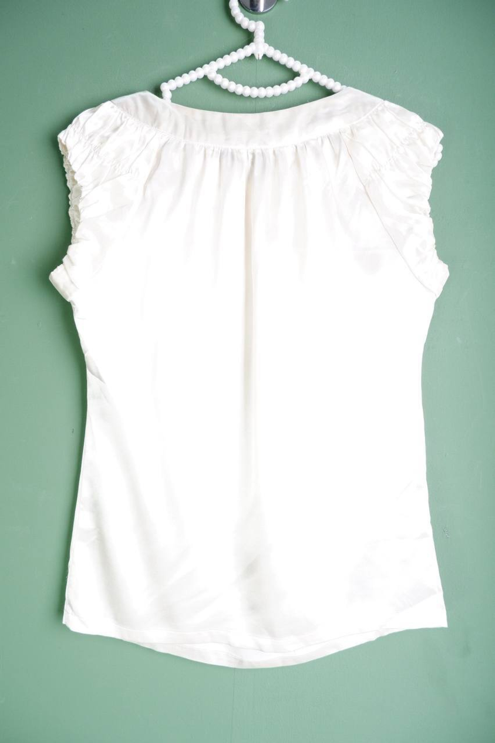 Блузка Oodji атласная, маркировка 34, визуально на 40 размер