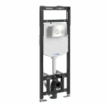 Инсталляция для унитаза WasserKraft Alme 15TLT.010.ME.BN01 кнопка никель