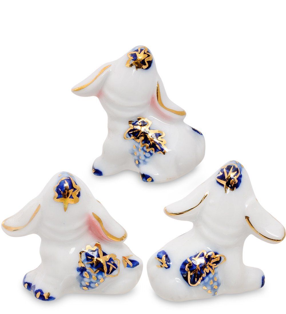 С 004 Фигурка «Три щенка» 2' син. (GE)