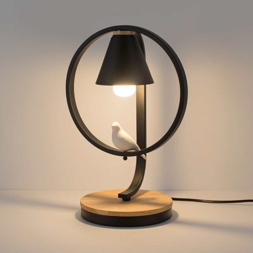 Настольная лампа Home Light Астерия MMD-LED E013-4-1xE27 черный