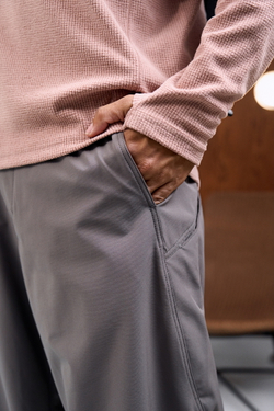 Свитшот Nothomme Blue Monte Stand-Up Collar Checkered Fleece Semi-Zipped Sweatshirt "Gesang Powder"