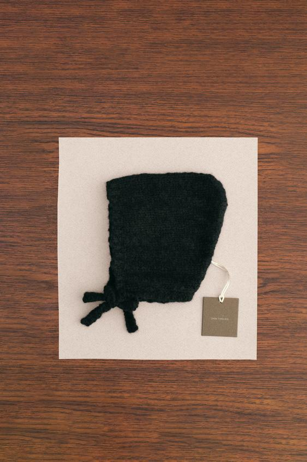 ZARA TIMELESS — ЧЕПЧИК С ШЕРСТЬЮ, ЧЕРНЫЙ