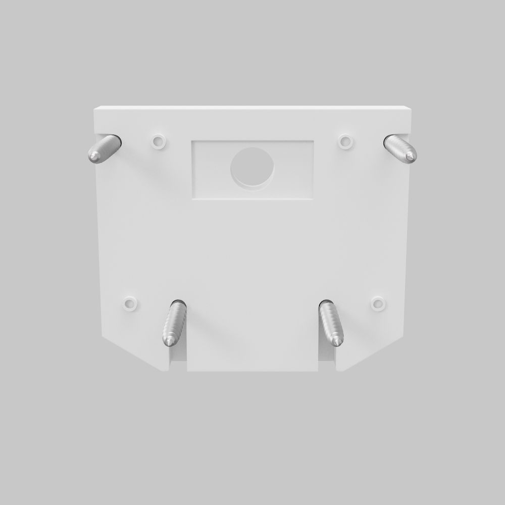 Торцевая заглушка для демпферного шинопровода, белая Maytoni   TRA034D-EC-422W