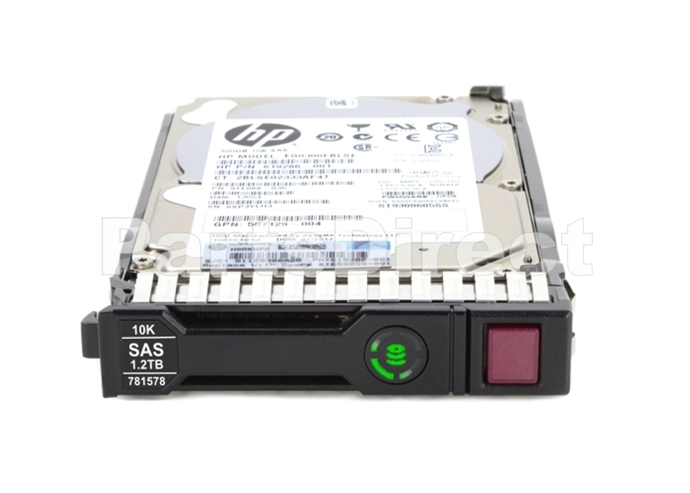 Жесткий диск HPE EG1200JETKC HP G8 G9 1.2-TB 12G 10K 2.5 SAS