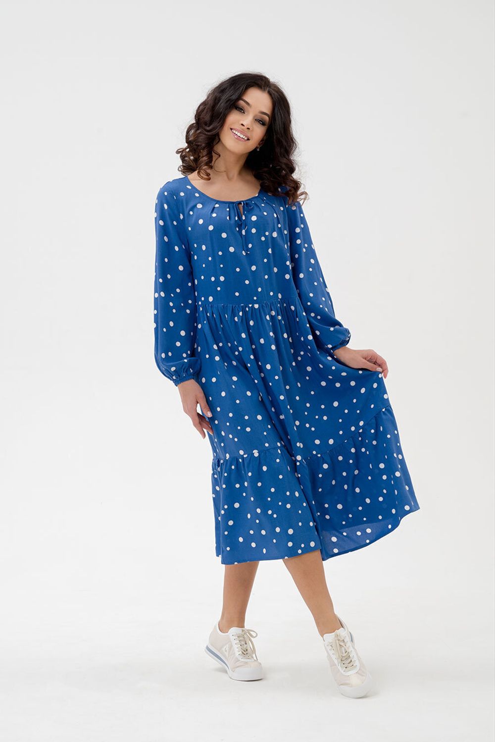 Платье Лавели (46-56) Serenada индиго (Акция)