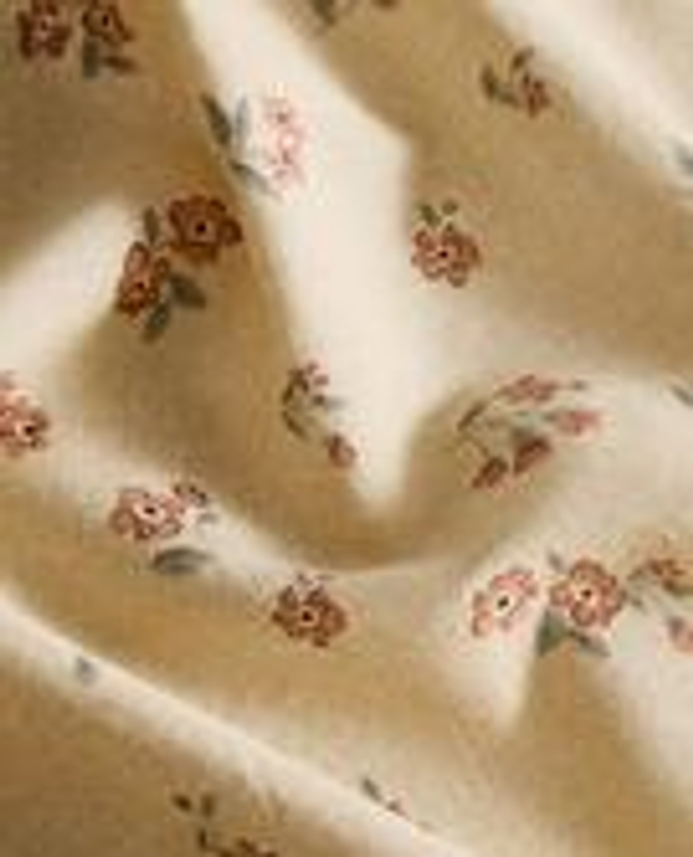ZARA HOME НАБОР САЛФЕТОК «ПОЛЕВЫЕ ЦВЕТЫ» С КРУЖЕВОМ (2 ШТ.), ЖЕЛТЫЙ