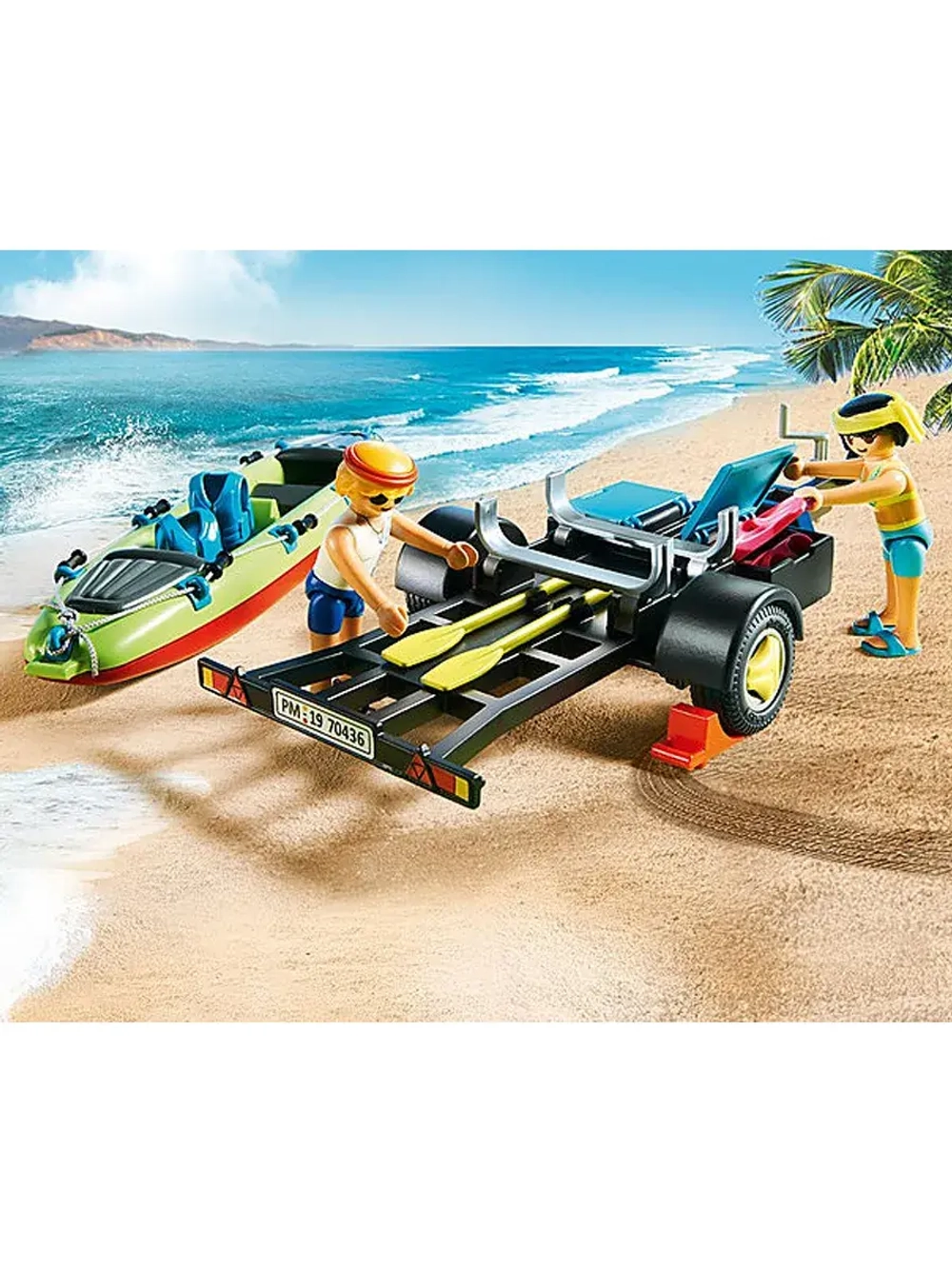 Набор Пляжная машина с каноэ Playmobil 70436