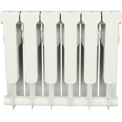 ROMMER Profi BM 350 (BI350-80-80-130)  6 секций радиатор биметаллический (RAL9016)