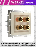 Акустическая розетка (слоновая кость) W1185003