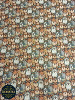 Мебельная ткань гобелен на отрез "Собачки" (ширина 160 см) цена за п/метр