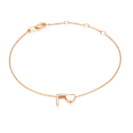 Браслет «Буква Г» из красного золота