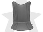 Накидка на массажное кресло RELAXASTAR PROTECT-B Серый