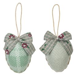 GAEM Набор из 2-х изделий декоративных подвесных "Яйцо" (3,5*6), L10 W12,5 H3,5 см, 2в.