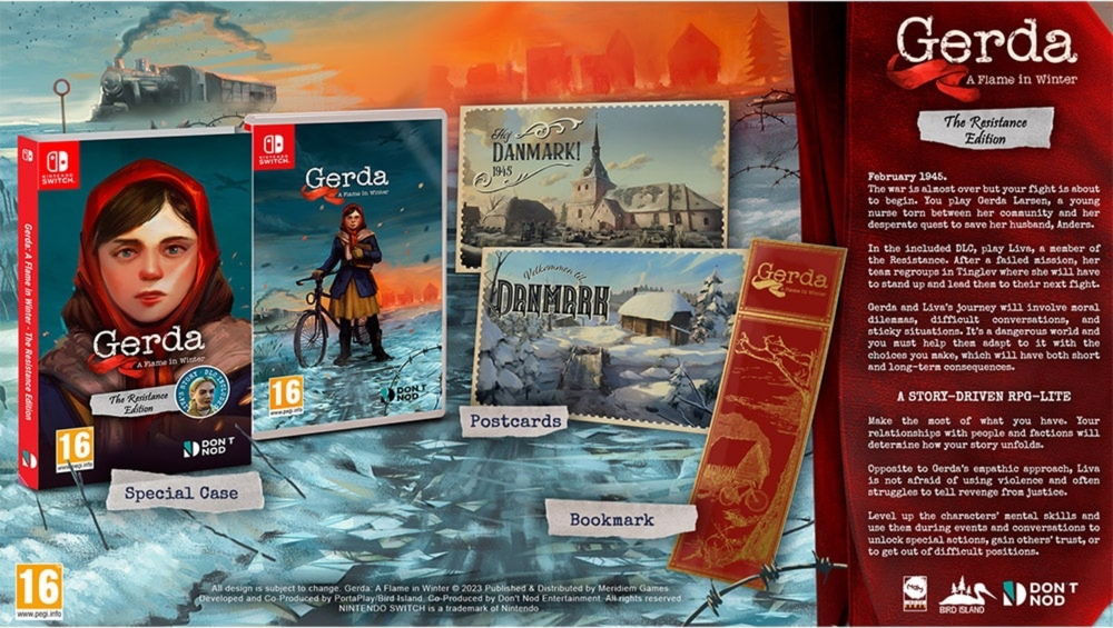 Игра Gerda: A Flame in Winter The Resistance Edition (Русская версия) для Nintendo Switch