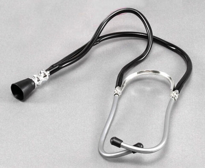 Стетоскоп черный (Цвет: черный с серебряным)