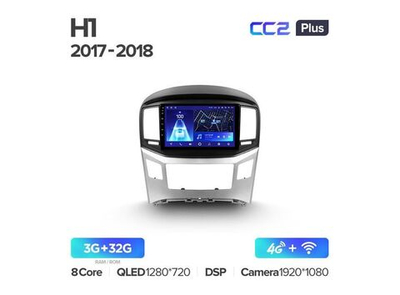 Магнитола Teyes CC2 Plus 3-32 Hyundai H1 2 2017-2018 9.0"