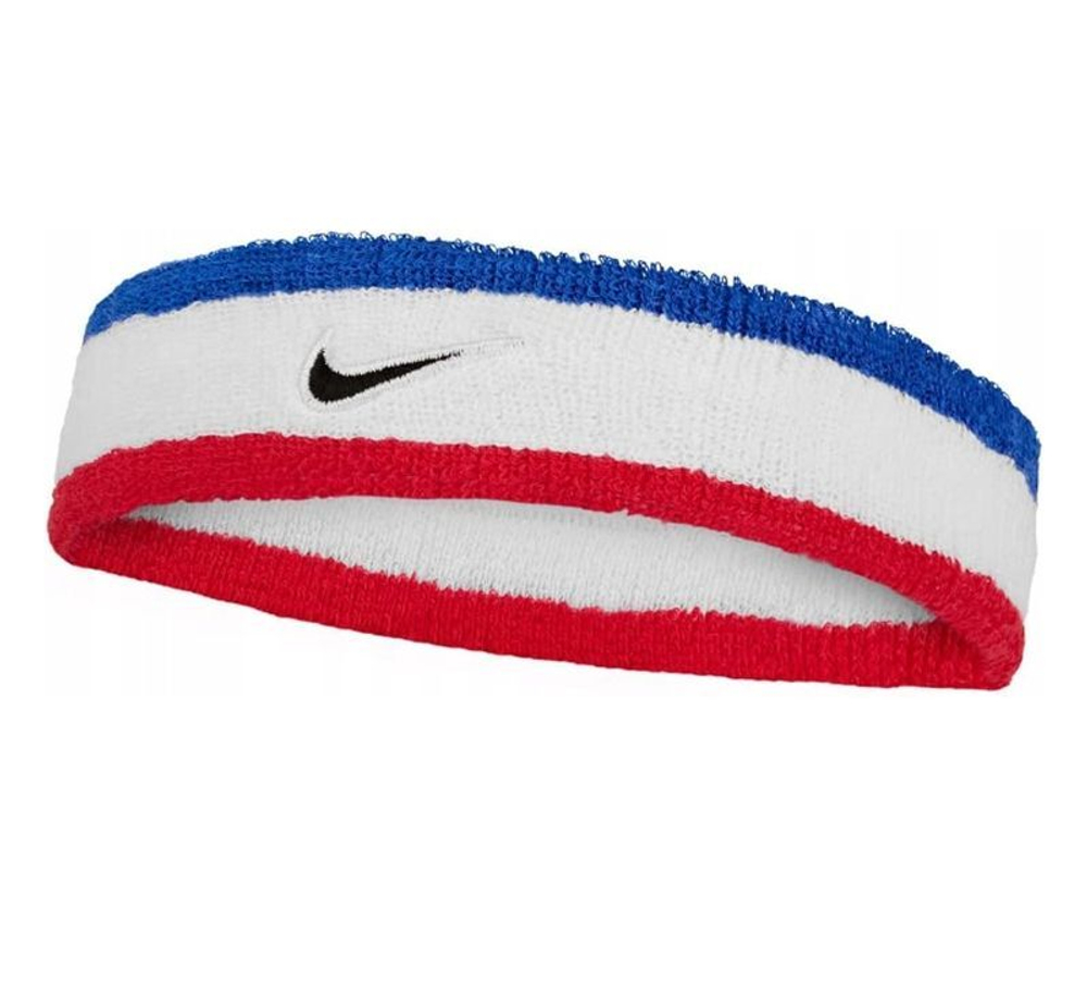 Повязка на голову Nike Swoosh Headband - game royal/university red/black