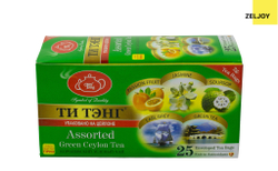 Чай Ти Тэнг Ассорти фруктовое зеленый с доб. 25 пак