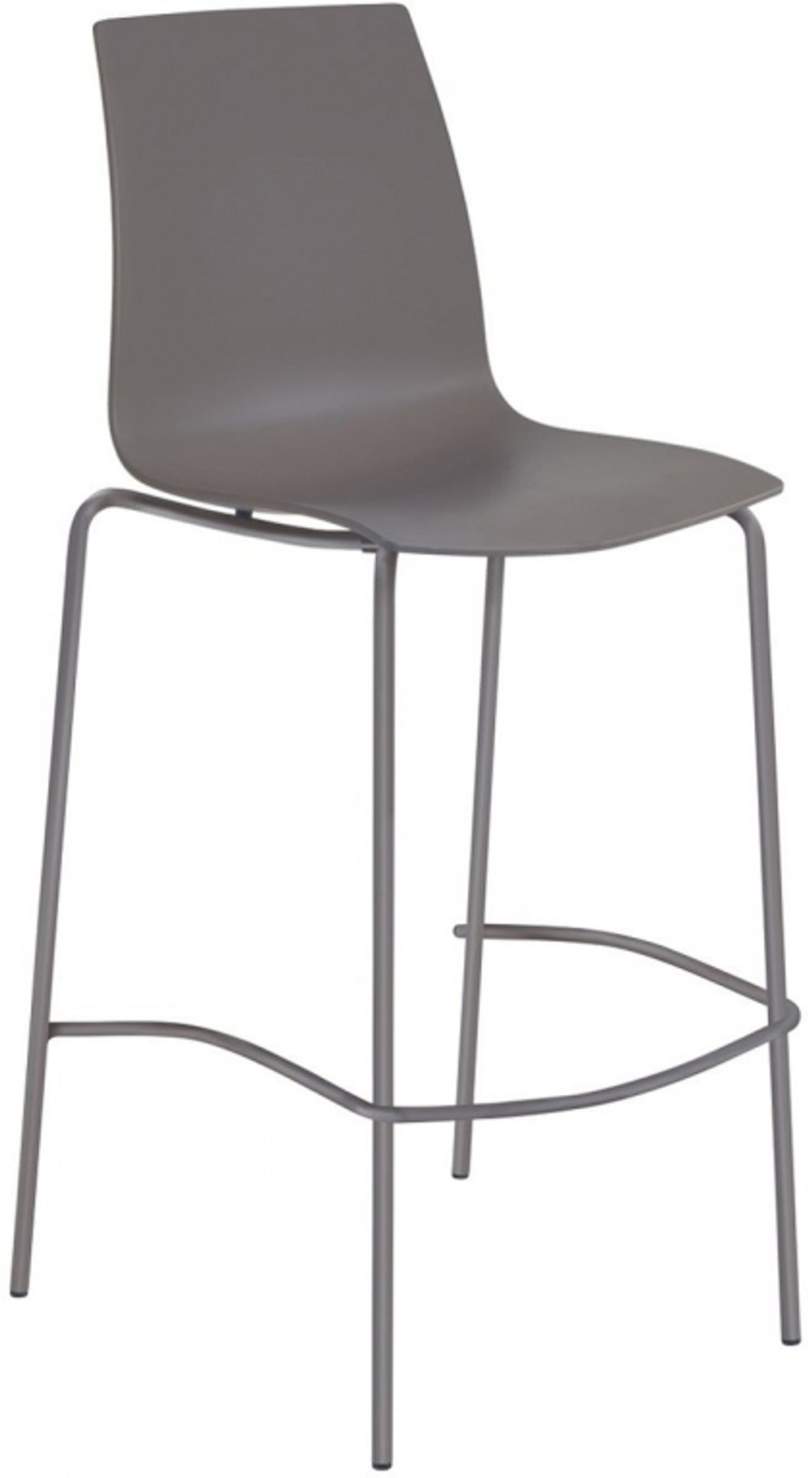 Стул пластиковый барный Papatya X-Treme BSL Pro, тортора