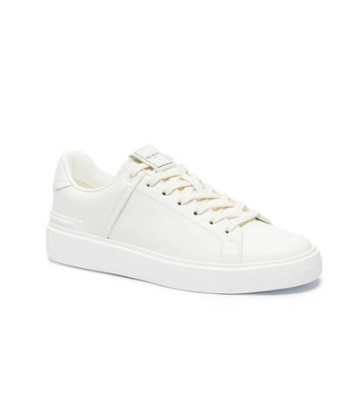 Кожаные кроссовки b-court Balmain - белый(DM1VI288 LVTR)
