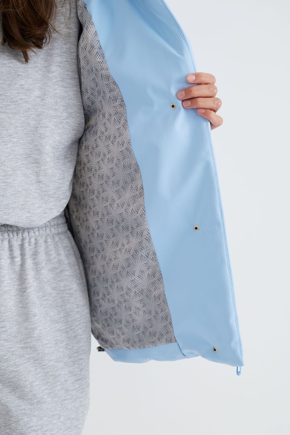 Куртка зимняя на утеплителе Isosoft голубого цвета