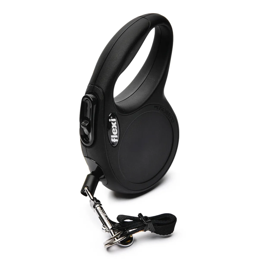 Флекси 40001F Рулетка New Classic XS 3м до 8кг (трос) черная