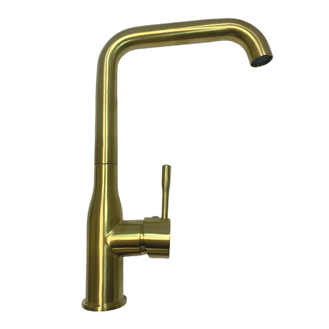 Cмеситель для кухни Accoona латунь цвет золотой сатин A4490AW-3
