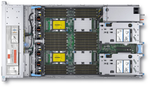 Стоечный сервер - Dell PowerEdge R840 G14, 2U, 8x 2.5“, 2x Xeon[5222] 4 Cores, 16Gb, 210-AOJP