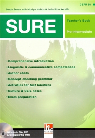 SURE Pre-Interm книга для учителя (Teach Pack [TB + CD(x3) + DVD(x1) + Testbulider 5(x1)] (BrE)