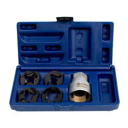 МАСТАК (352-00001C) Набор для восстановления резьбы на колесных шпильках DAF / IVECO / MAN / RENAULT / VOLVO / MERCEDES, кейс, 5 предметов