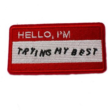 Нашивка на рюкзак и на одежду. Hello I'm