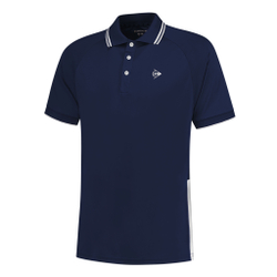 Мужское теннисное поло Dunlop Polo Men - Dark Blue, White
